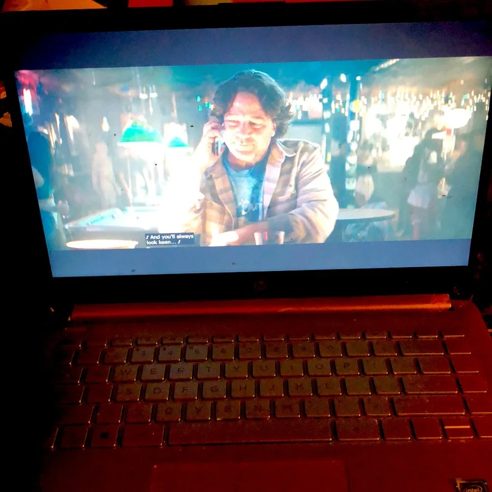 Rose gold Microsoft HP PC